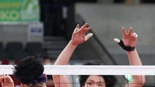 春高バレー　愛工大名電が6年ぶり勝利　福島諒が好守備でリズム生む　父はコーチで元Vリーガー