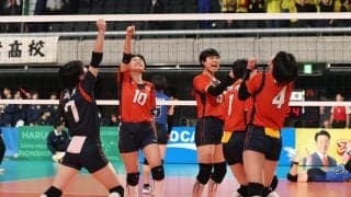 春高バレー　36年連続出場の誠英が初戦突破　平家爽渚主将「ホッとするのではなく全員でギアを上げたい」