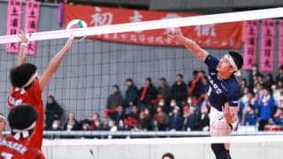春高バレー　2021年度大会優勝の日本航空、高知商に圧勝　4連続サービスエースの鈴木碧惟主将「日本一に向けて頑張りたい」