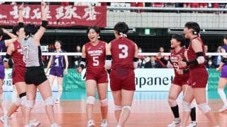 春高バレー　細田学園、秋田北を下して2回戦へ　主将の嶋崎紗恵子「成徳を倒したい気持ちがある」