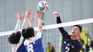 市尼崎　徐々にペース取り戻しストレート勝ち　３回戦へ進出　春高バレー