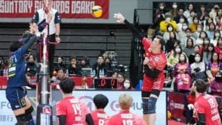 【バレー】サントリーが東京GBをストレートで下し、首位をキープ。STINGS愛知が大阪Bに3-1で勝利　SV男子