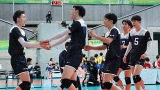 春高バレー　福岡大大濠、ストレート勝ち　昨年末バスケ部優勝の舞台での勝利に大久保駿主将「流れをつくってくれたので、あとは自分たちがやるだけ」