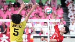 春高バレー　土浦日大は鎮西に完敗　2年生エース白土涼介「一人で鎮西を倒せるくらいに成長したい」