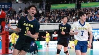 春高バレー　駿台学園、男子初の4連覇へ準決勝進出　2年生主将の落合康陽「メンバー全員の力を借りて日本一を目指す」