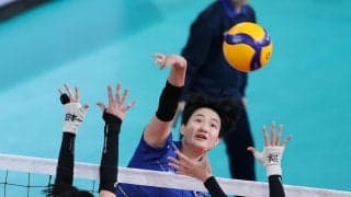 春高バレー　金蘭会が7年ぶり優勝へ決勝進出　23得点の馬場柚希「去年の3年生の思いも背負って決勝に臨みたい」