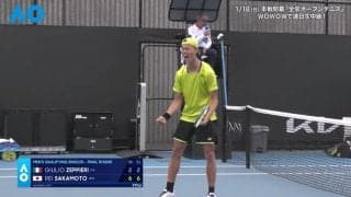 19歳・坂本怜の“侍パフォーマンス”が話題「サムライ・サカモト」「がちすげーな」 全豪OP自身初の本戦進出にファン歓喜