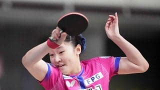 【卓球】17歳張本美和が史上２人目ジュニアＶ４　石川佳純に並ぶ　決勝で小塩悠菜を下す