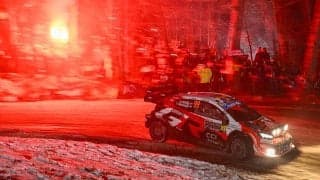 WRCモンテカルロ：雪と霧の初日、オリバー・ソルベルグが首位を独走、勝田貴元は総合6番手