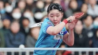 【卓球】17歳張本美和４強「本当に気持ちの勝負」長崎美柚に逆転勝利　初Ｖへ準決勝は横井咲桜