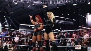 「ヒヤッとした」人気女子タッグに連携ミスのアクシデント…得意のアクロバティック技で“悲鳴”に心配の声「大丈夫か？」