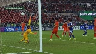 「横綱昇進だ」日本代表MFの“超速弾”に中国守備陣が唖然！「万里の長城を大関が破った」「振りまで速い！」無失点の“壁”を粉砕【U23アジアカップ】