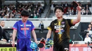 【卓球】張本智和が準決勝敗退　18歳松島輝空に２年連続で屈し「頼もしい」「個人はリベンジ」
