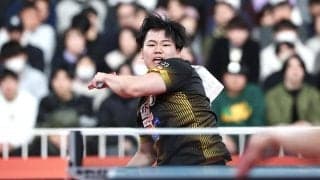 【卓球】18歳松島輝空２連覇「本当にできると思っていなかった」張本智和、篠塚大登破る
