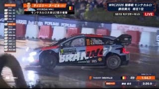 世界一のラリー車が「余計に回っています」 “勢い余って”痛恨ミス→咄嗟の凄技で挽回「技ありだよね！」