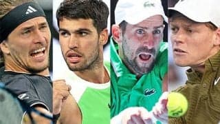  全豪OP男子 盤石の4強出揃う 