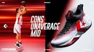 富樫勇樹のシグネチャーモデル『CONS UNAVERAGE MID』に新色登場…赤と白を基調とした”日本代表カラー”