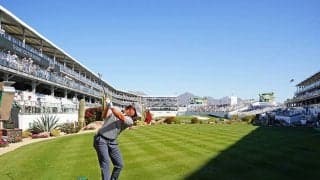 練習ラウンドでも「緊張しました」 平田憲聖が名物“スタジアム”16番でバーディ