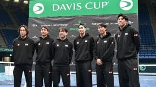 望月慎太郎と綿貫陽介をシングルスに起用 控えに回った錦織圭も「全力でサポートしたい」とチーム一丸の勝利目指す[デ杯オーストリア戦]