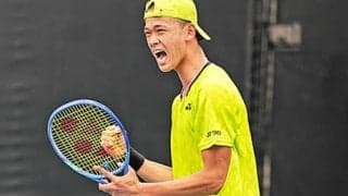  坂本怜 2週連続で8強入り 