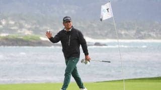 「100回に1回しかできない」チップインイーグル締め 久常涼は3試合連続トップ10