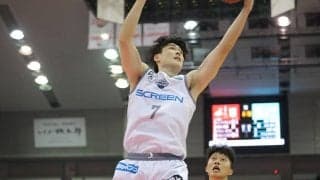 京都ハンナリーズの西部秀馬がBリーグデビュー＆初得点「これまで以上に努力を」