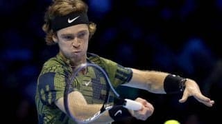 ルブレフ、メドベージェフとの激闘を制しツアー最終戦白星スタート「ドラマチックな試合だった」[Nitto ATPファイナルズ]