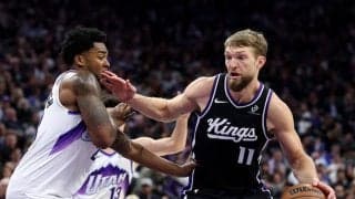 キングスのドマンタス・サボニスが左ヒザ半月板断裂の修復手術を受けて今季残り試合を全休