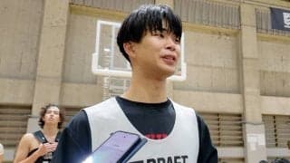 B2静岡に“ドラフト選外”の島﨑輝が加入…福大大濠から中大経てプロ挑戦「機会を頂けたことに感謝」