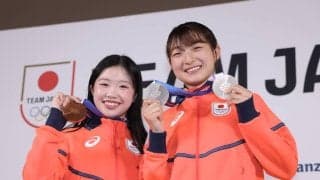 【五輪】最年少１７歳で銅メダル・中井亜美「ニュースを見て、実感がわいてきた」世界選手権へ「細かいミス直す」…一夜明け会見