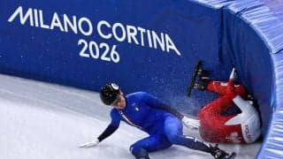 【ショートトラック】「前にも顔を切られた」転倒で目にブレード直撃で流血の選手に同僚も心配