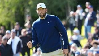 最強シェフラーも予選通過でガッツポーズ 4シーズンぶりの“屈辱”を回避