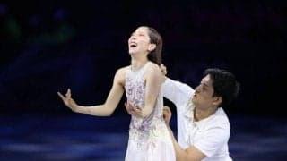 万感のフィギュアエキシビション　りくりゅうは閉め忘れのハプニング