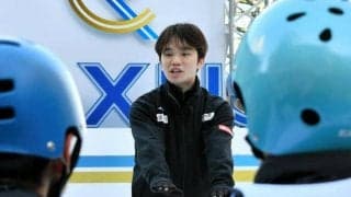 僕も私も「あのオリンピック選手のように」　大阪で基礎スケート教室
