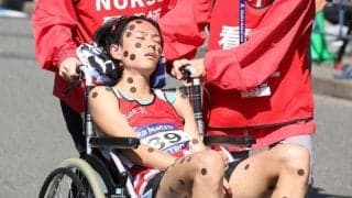 【大阪マラソン】初マラソンの吉田響は大失速３４位　体中の丸テープに注目集まる　田中総監督が説明「柔軟性を出すため」