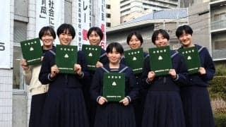 筑波大に進む馬場柚希は「さらに成長していけるように」 インターハイ＆春高優勝の金蘭会高で卒業式