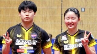 世界卓球団体戦代表が決定　張本美和、松島輝空ら　女子５枠目は長崎美柚を選出