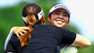 「後半は耐えながら」山下美夢有が2打差3位発進 竹田麗央と古江彩佳が18位