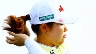 古江彩佳「食べるのが怖い…」 まさかの食あたりから回復して1アンダー発進