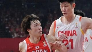 【バスケ】日本、第３Ｑで逆転許す　相手ビッグマンを止められず／Ｗ杯アジア予選