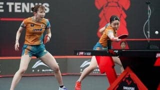 張本美和＆早田ひなの中国撃破に現地メディア賛辞「優勝の可能性」　初V王手の“みわひな”ペアは「経験豊富でトップクラス」【シンガポールスマッシュ】
