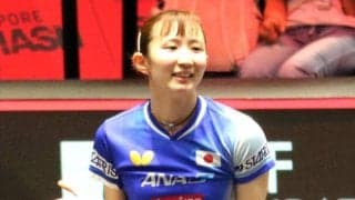 【卓球】早田ひな「少し報われた」左手首痛乗り越え、２年ぶり世界５位以内の中国勢撃破！　フルゲーム死闘制し８強　…シンガポール・スマッシュ