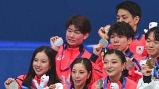 誰？！隣にエグいイケメン外国人２人！フィギュア団体銀・吉田唄菜「飛行機がキャンセルになったおかげで会えた」と胸熱報告　「嬉しくて仕方ない」とファン