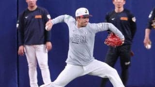 【WBC】前日緊急降板の大勢がキャッチボール　患部の状態が心配も通常通りのメニュー消化