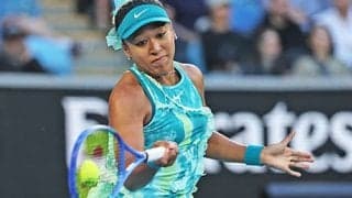  大坂なおみ 復帰戦に向け会場で練習 