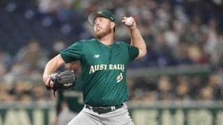 【WBC】オーストラリア・オラフリンがDeNAを３回完全「すごくいい投球ができた」