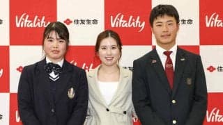 西村優菜が関西ゴルフ連盟に寄付「先輩プロとして、いいお手本であれるように日々精進」