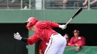 広島・中村奨成が「大人の打撃」福地コーチ評価　逆らわずマルチ安打「もっともっと良い打撃」