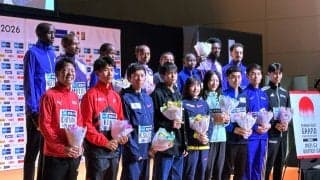 ５Ｋを１４分３４秒で通過　一般参加の橋本がトップ　大迫傑、鈴木健吾、太田蒼生、工藤慎作らが出場　東京マラソン