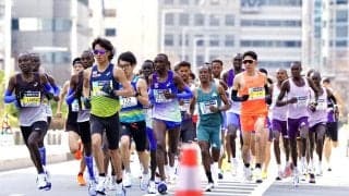 【東京マラソン】「もう外れるの？」10キロでペースメーカー外れる　先頭が取り残される異例事態